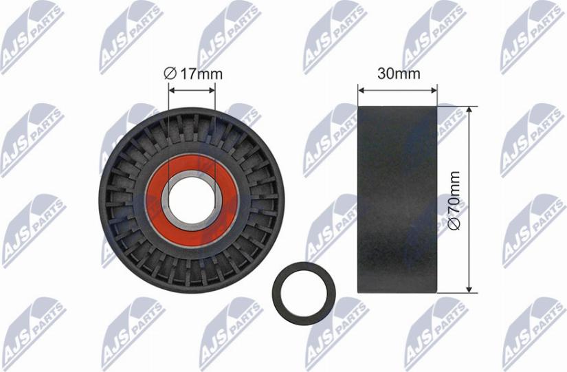 NTY RNK-BM-069 - Galoppino / Guidacinghia, Cinghia Poly-V autozon.pro