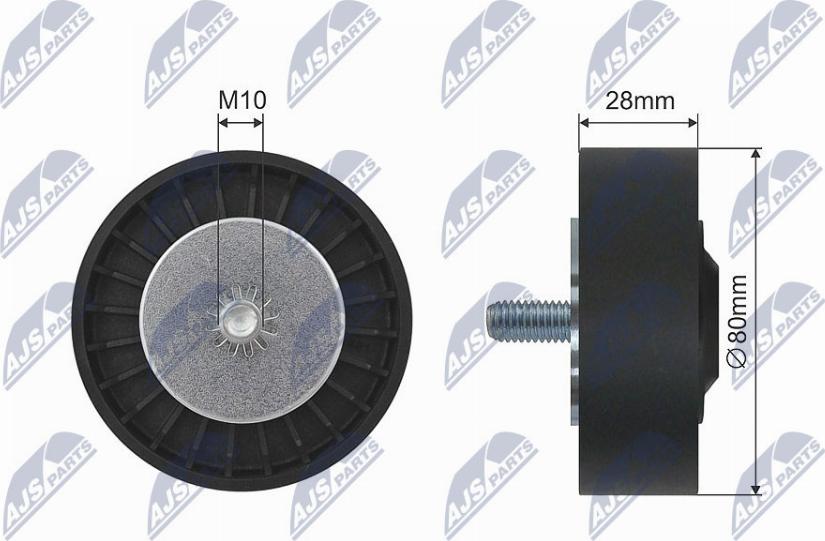 NTY RNK-BM-025 - Galoppino / Guidacinghia, Cinghia trapezoidale autozon.pro