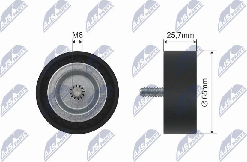 NTY RNK-CH-032 - Galoppino / Guidacinghia, Cinghia trapezoidale autozon.pro