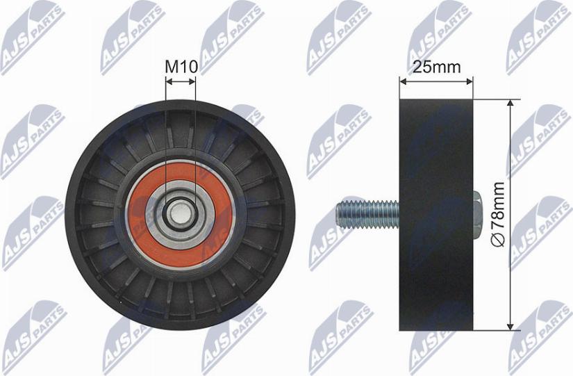 NTY RNK-CT-041 - Rullo tenditore, Cinghia trapezoidale autozon.pro