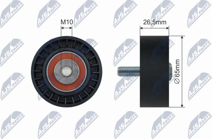 NTY RNK-CT-053 - Galoppino / Guidacinghia, Cinghia Poly-V autozon.pro