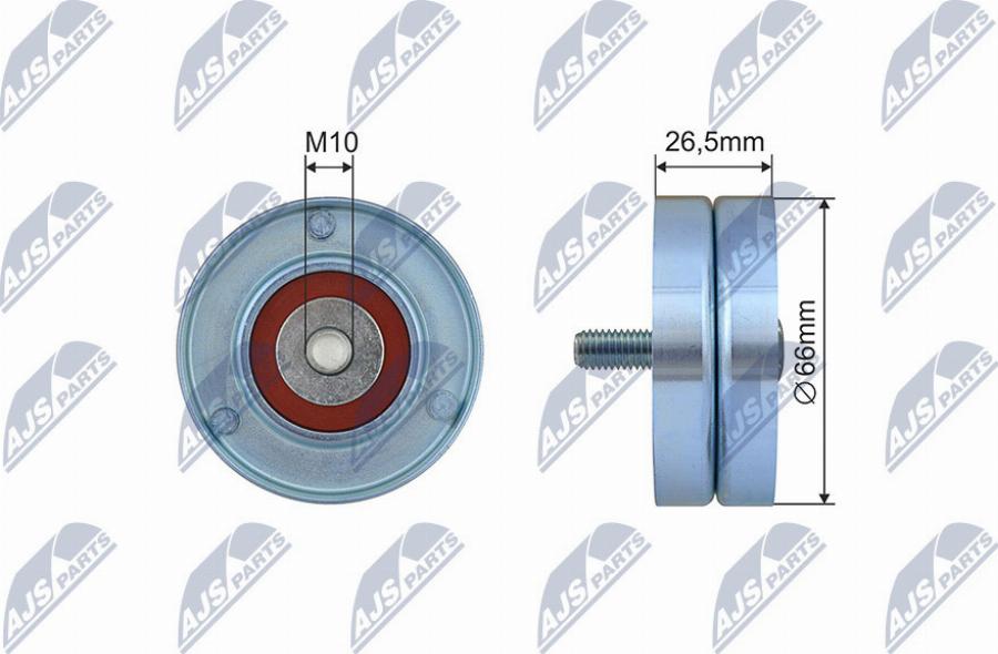 NTY RNK-CT-052 - Galoppino / Guidacinghia, Cinghia Poly-V autozon.pro