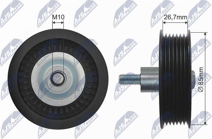 NTY RNK-FR-045 - Galoppino / Guidacinghia, Cinghia trapezoidale autozon.pro