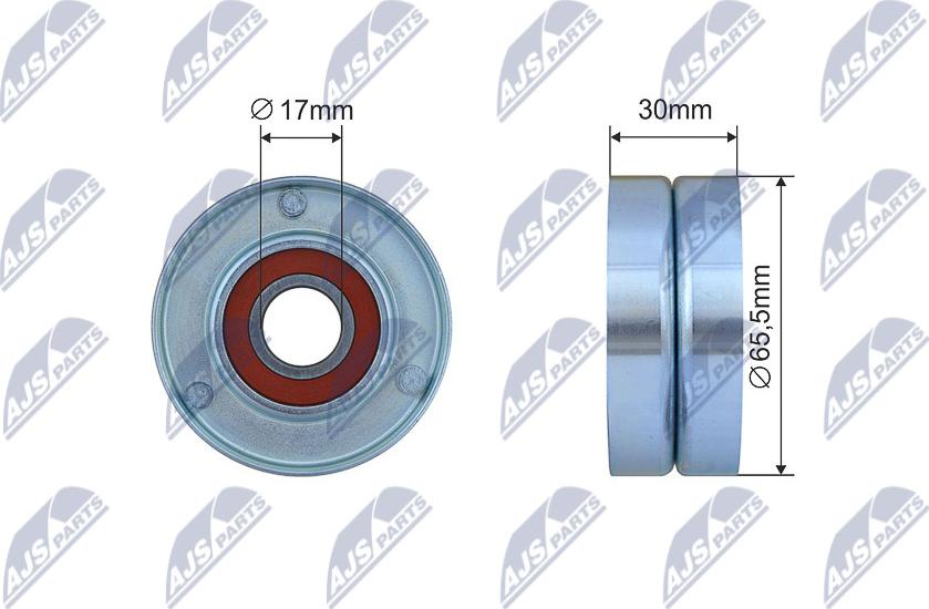 NTY RNK-FR-040 - Rullo tenditore, Cinghia trapezoidale autozon.pro