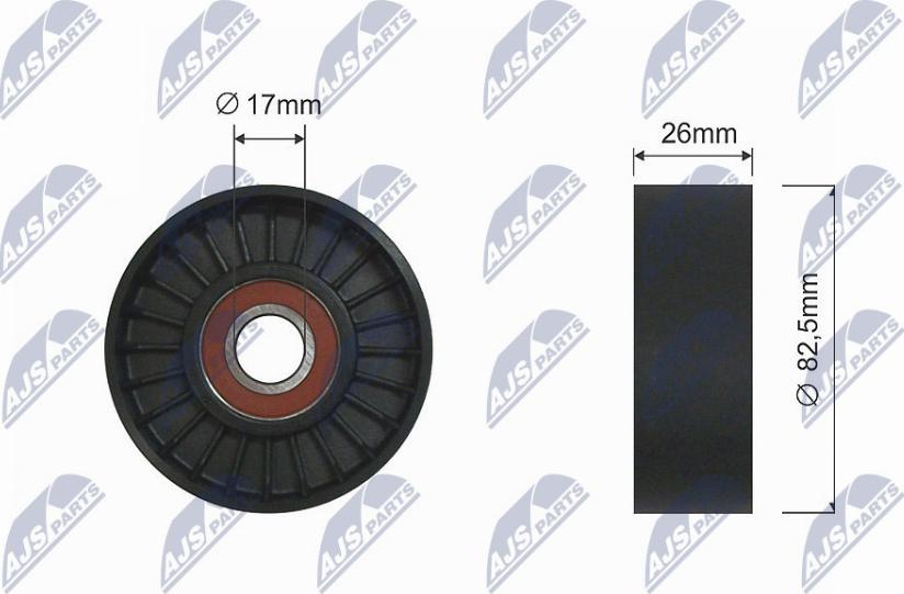 NTY RNK-HY-516 - Tendicinghia, Cinghia Poly-V autozon.pro