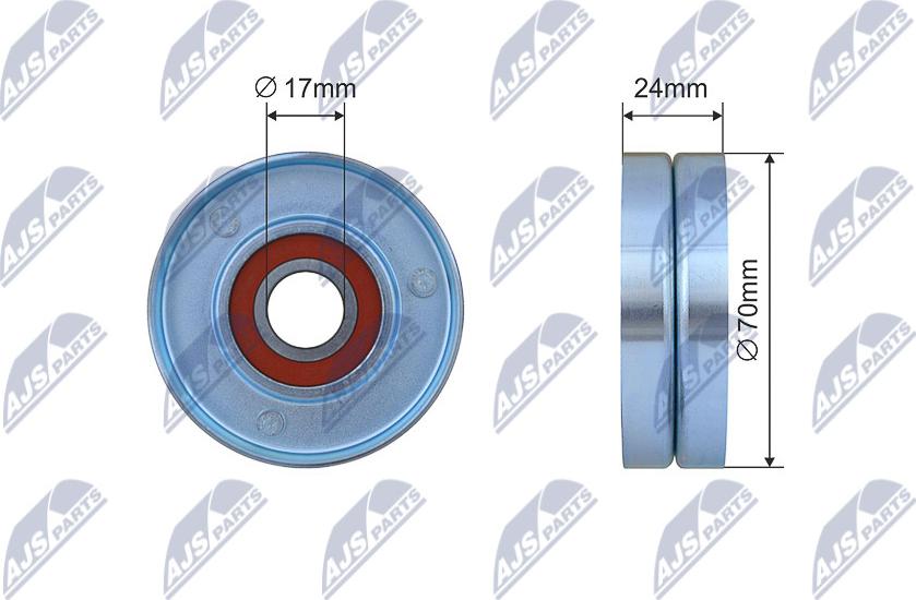 NTY RNK-LR-011 - Rullo tenditore, Cinghia trapezoidale autozon.pro