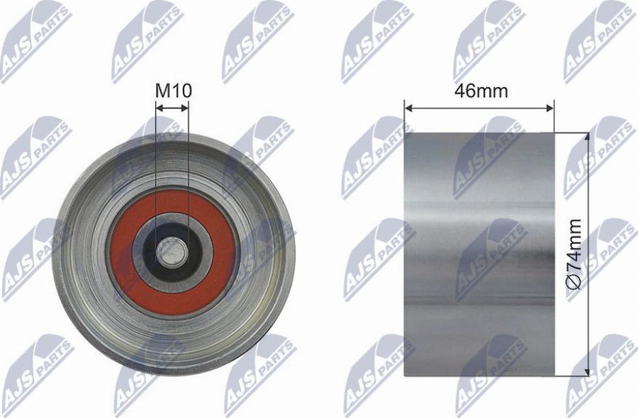 NTY RNK-MA-002 - Galoppino / Guidacinghia, Cinghia Poly-V autozon.pro