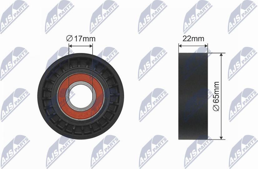 NTY RNK-ME-039 - Rullo tenditore, Cinghia trapezoidale autozon.pro