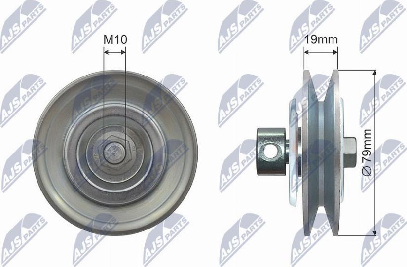 NTY RNK-NS-040 - Galoppino / Guidacinghia, Cinghia Poly-V autozon.pro