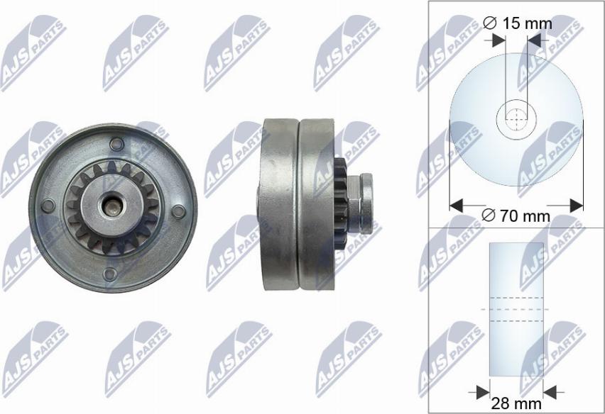 NTY RNK-RE-020M - Galoppino / Guidacinghia, Cinghia Poly-V autozon.pro