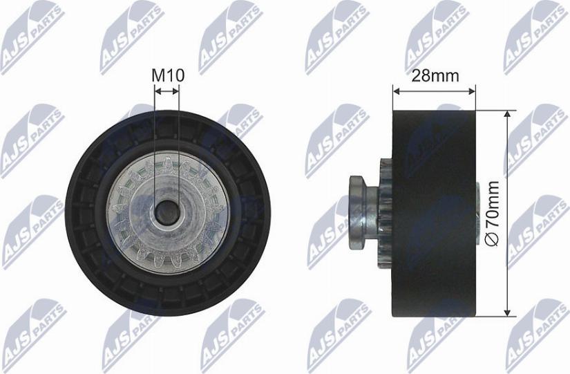 NTY RNK-RE-020 - Galoppino / Guidacinghia, Cinghia Poly-V autozon.pro