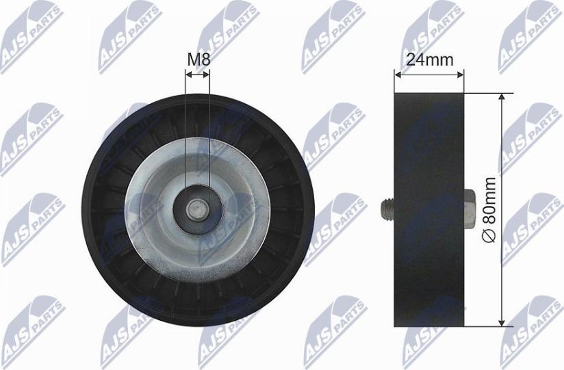 NTY RNK-SA-003 - Galoppino / Guidacinghia, Cinghia Poly-V autozon.pro