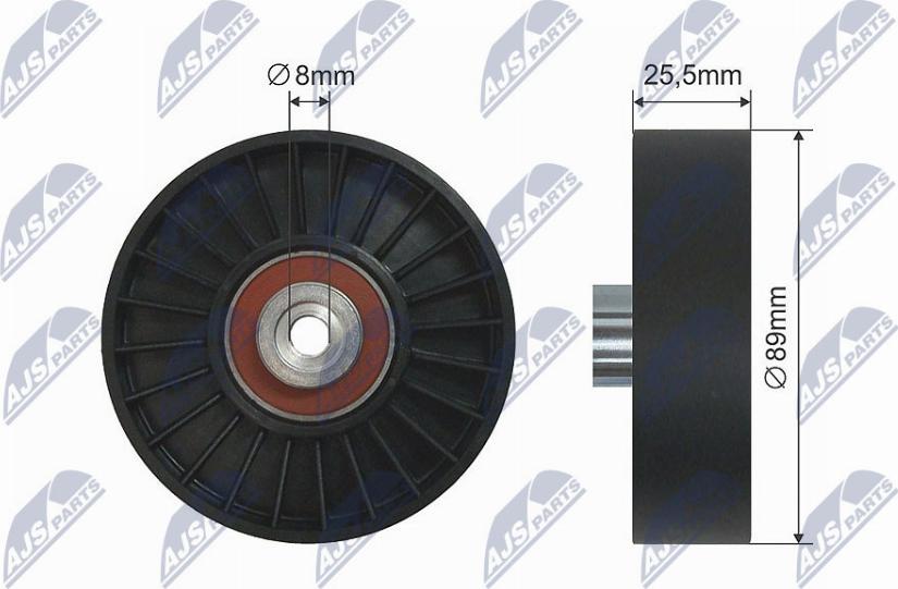 NTY RNK-VV-009 - Galoppino / Guidacinghia, Cinghia trapezoidale autozon.pro