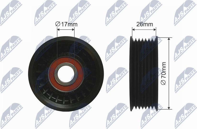 NTY RNK-VW-017 - Tendicinghia, Cinghia Poly-V autozon.pro