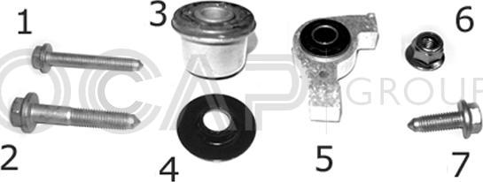 OCAP 0901513 - Kit braccio oscillante, Sospensione ruota autozon.pro