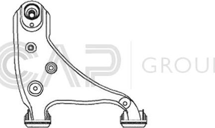 OCAP 0783405 - Braccio oscillante, Sospensione ruota autozon.pro