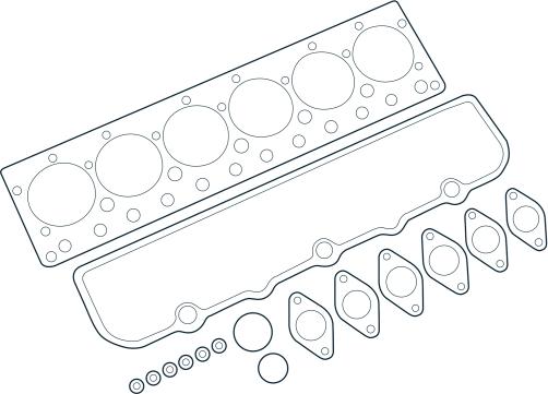 OE Germany 01 3001 651000 - Kit guarnizioni, Monoblocco autozon.pro