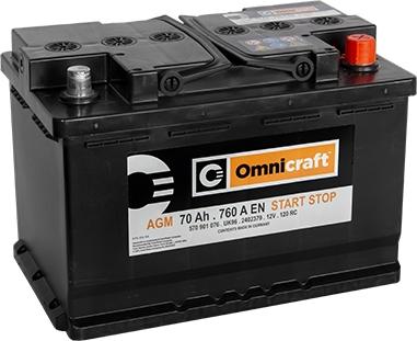 Omnicraft 2402379 - Batteria avviamento autozon.pro