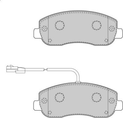 Omnicraft 2143217 - Kit pastiglie freno, Freno a disco autozon.pro