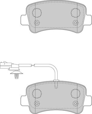 Omnicraft 2143239 - Kit pastiglie freno, Freno a disco autozon.pro