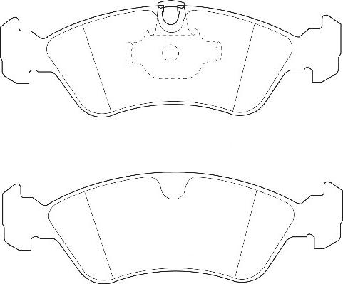 Omnicraft 2134998 - Kit pastiglie freno, Freno a disco autozon.pro