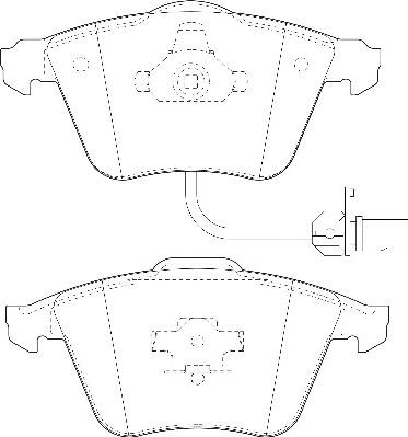 Omnicraft 2134992 - Kit pastiglie freno, Freno a disco autozon.pro