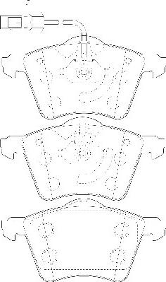 Omnicraft 2134954 - Kit pastiglie freno, Freno a disco autozon.pro