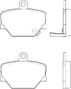 Omnicraft 2134906 - Kit pastiglie freno, Freno a disco autozon.pro