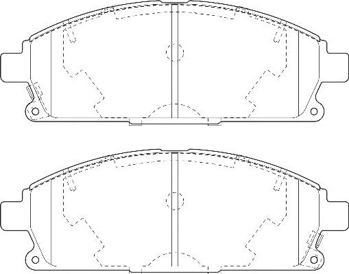 Omnicraft 2134984 - Kit pastiglie freno, Freno a disco autozon.pro