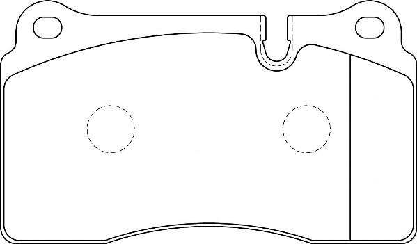 Omnicraft 2134986 - Kit pastiglie freno, Freno a disco autozon.pro