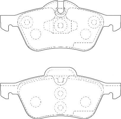 Omnicraft 2134988 - Kit pastiglie freno, Freno a disco autozon.pro