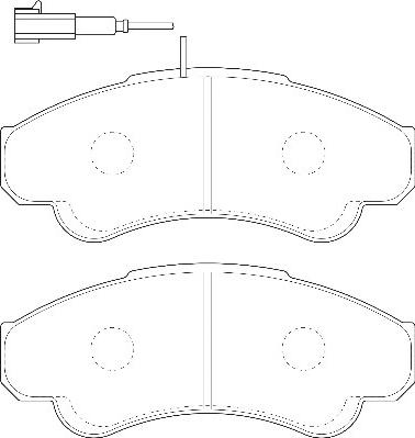 Omnicraft 2134930 - Kit pastiglie freno, Freno a disco autozon.pro