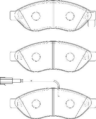 Omnicraft 2134932 - Kit pastiglie freno, Freno a disco autozon.pro