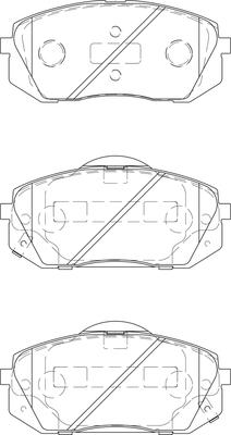 Omnicraft 2134976 - Kit pastiglie freno, Freno a disco autozon.pro