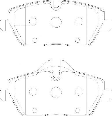 Omnicraft 2134970 - Kit pastiglie freno, Freno a disco autozon.pro