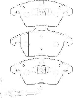 Omnicraft 2134844 - Kit pastiglie freno, Freno a disco autozon.pro