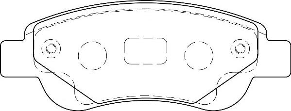 Omnicraft 2134856 - Kit pastiglie freno, Freno a disco autozon.pro