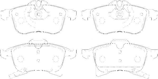 Omnicraft 2134850 - Kit pastiglie freno, Freno a disco autozon.pro