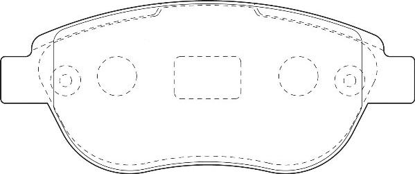 Omnicraft 2134852 - Kit pastiglie freno, Freno a disco autozon.pro