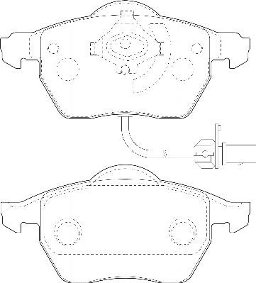 Omnicraft 2134862 - Kit pastiglie freno, Freno a disco autozon.pro