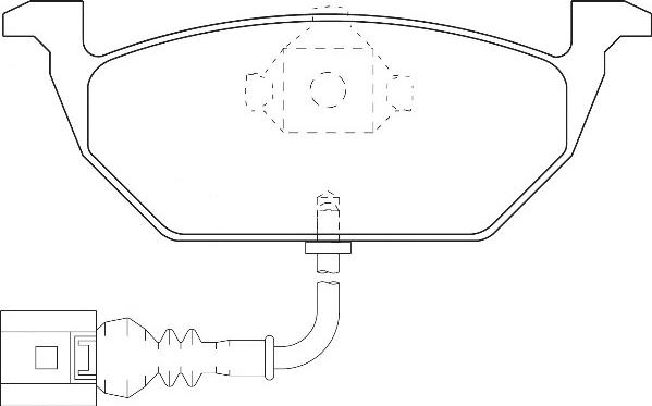 Omnicraft 2134835 - Kit pastiglie freno, Freno a disco autozon.pro