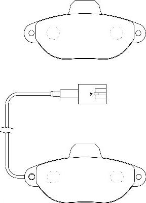 Omnicraft 2134830 - Kit pastiglie freno, Freno a disco autozon.pro