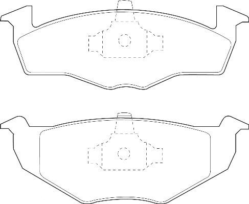 Omnicraft 2134870 - Kit pastiglie freno, Freno a disco autozon.pro