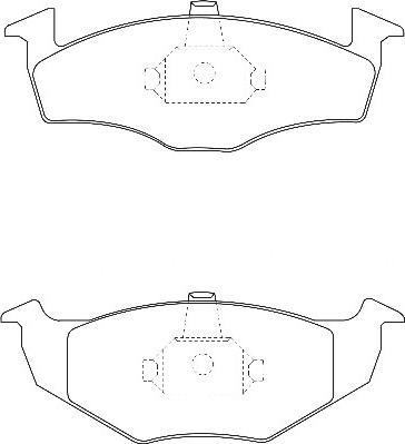 Omnicraft 2134872 - Kit pastiglie freno, Freno a disco autozon.pro