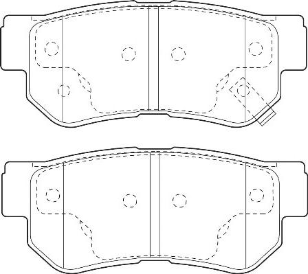 Omnicraft 2135692 - Kit pastiglie freno, Freno a disco autozon.pro