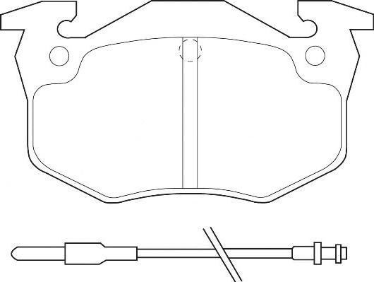 Omnicraft 2135650 - Kit pastiglie freno, Freno a disco autozon.pro