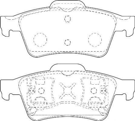 Omnicraft 2135668 - Kit pastiglie freno, Freno a disco autozon.pro