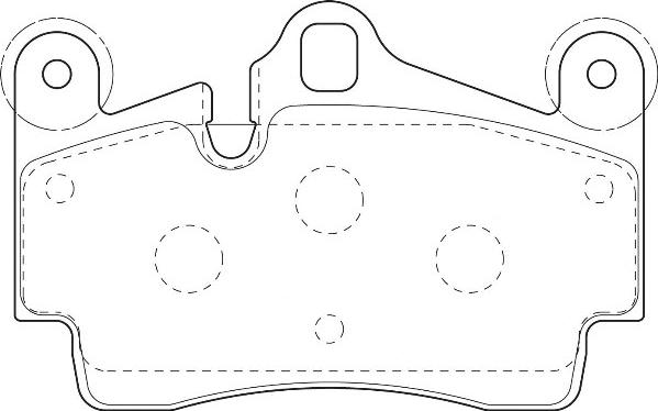 Omnicraft 2135686 - Kit pastiglie freno, Freno a disco autozon.pro