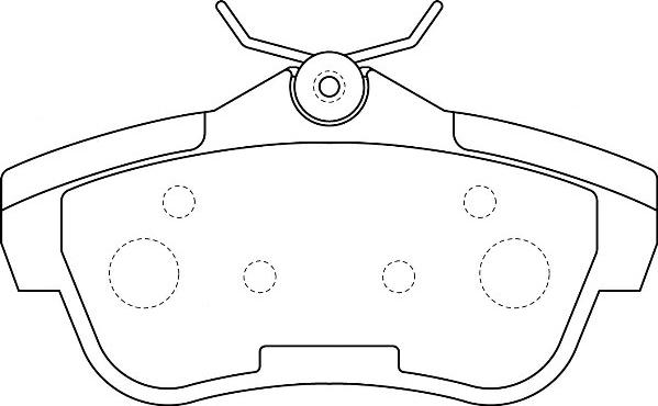 Omnicraft 2135688 - Kit pastiglie freno, Freno a disco autozon.pro