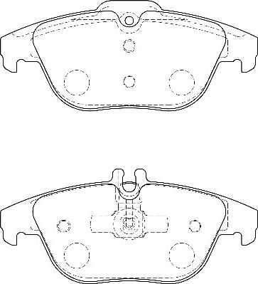 Omnicraft 2135674 - Kit pastiglie freno, Freno a disco autozon.pro